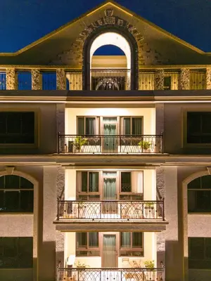a building with balconies on the side of it at Westwood Residences in Arusha