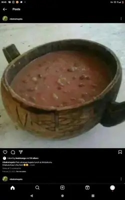 a picture of a bowl of food at Moshi hostel lodge TANZANIA in Moshi