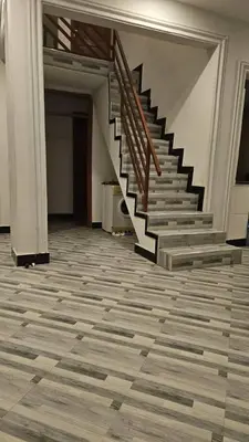 an empty room with a staircase in a building at SEBA & Cherise in Usa