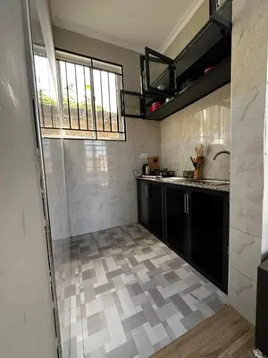 a kitchen with a sink and a counter top at chamber 206 in Arusha