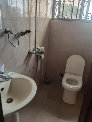 a bathroom with a toilet and a sink at \u86cb\u7092\u996d\u6c11\u5bbf in Samanga