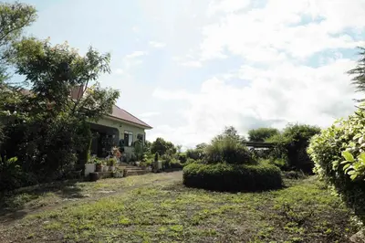 a view of a house with a yard at MSOVI Nest in Arusha