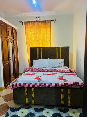 a bedroom with a large bed in a room at Osim Homes in Arusha