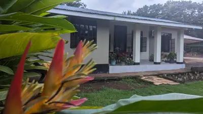 a house with a plant in front of it at I LOVE AFRICA VILLAs in Moshi