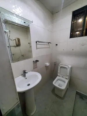 a bathroom with a sink and a toilet at divine favour homestay in Arusha