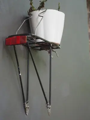 a chair with a plant on top of it at freedom house in Msaranga