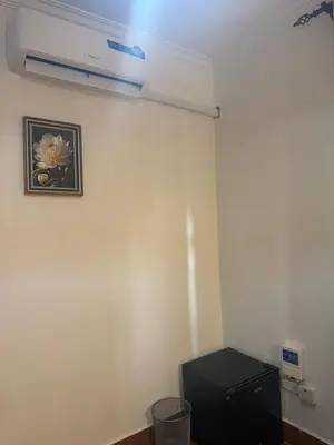 a room with a white wall and a fan at Royal Afrika Safari in Arusha