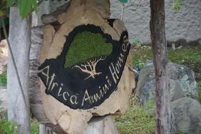 a sign for the niagara at Africa Amini Homes - Africa Amini Life in Nkoaranga